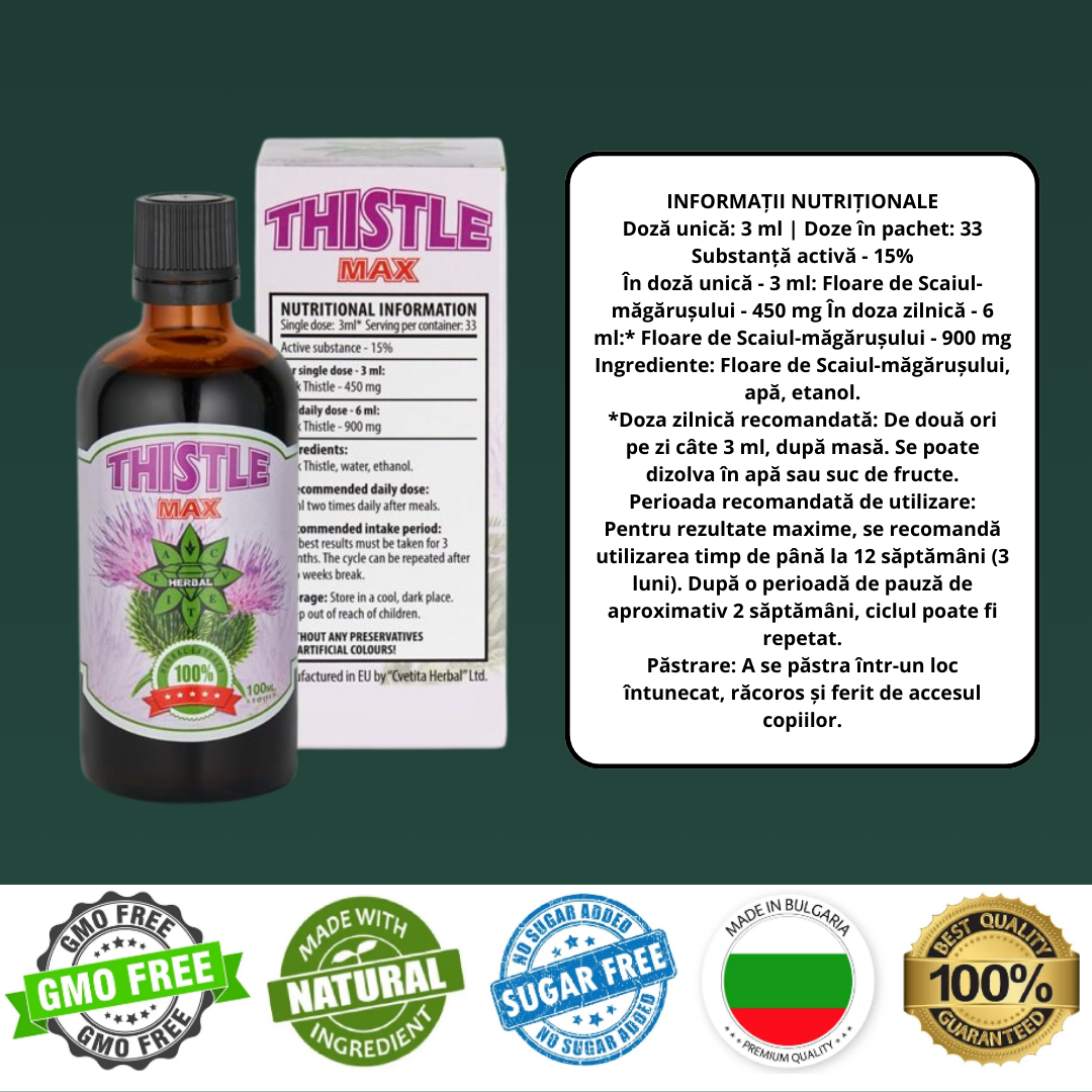 ZDRAVAR – Tribulus + Maca + Armurariu (Milk Thistle)